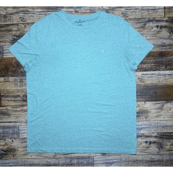 American Eagle Shirt Mens Sz XL Mint Green Short Sleeve Standard Fit Lightweight - Picture 1 of 5